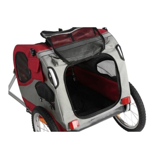 Remorque pour animaux Sepnine 10801 Pliable Transpirable 3 Poches Rouge