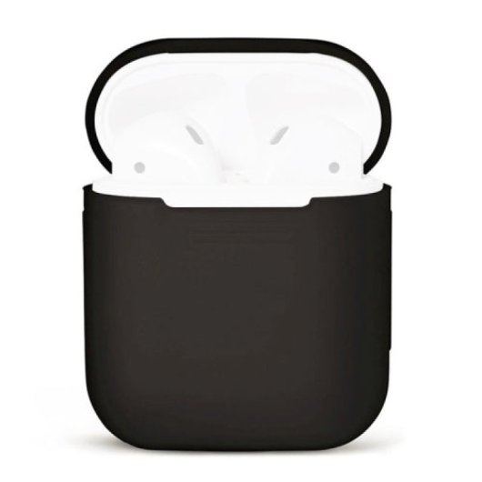 Funda Protectora De Silicona Para Apple Airpods - Negro