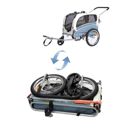 Remorque pour animaux Sepnine 20303b Pliante Imperméable 30kg Bleu