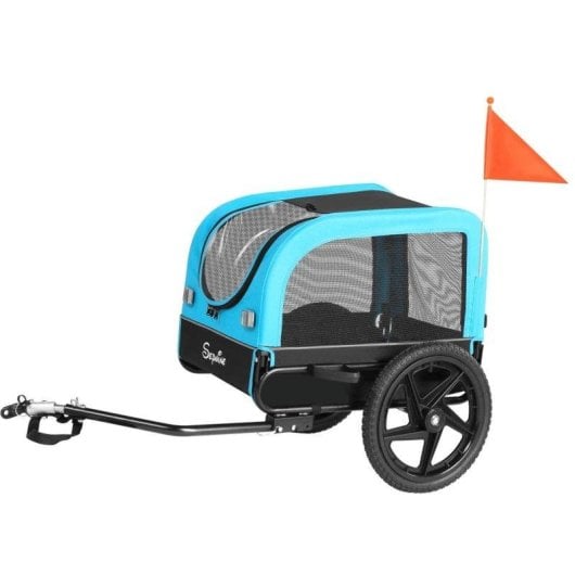 Remorque pour animaux Sepnine 20303n Pliante Imperméable 23kg Bleu