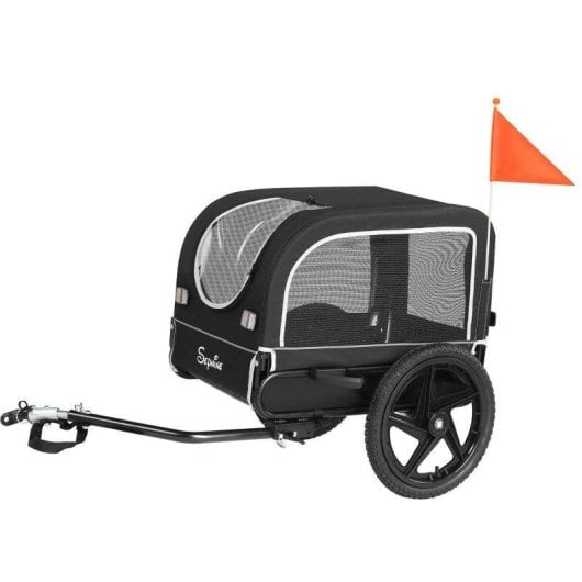 Remorque pour animaux Sepnine 20303n Pliante Imperméable 23kg Gris