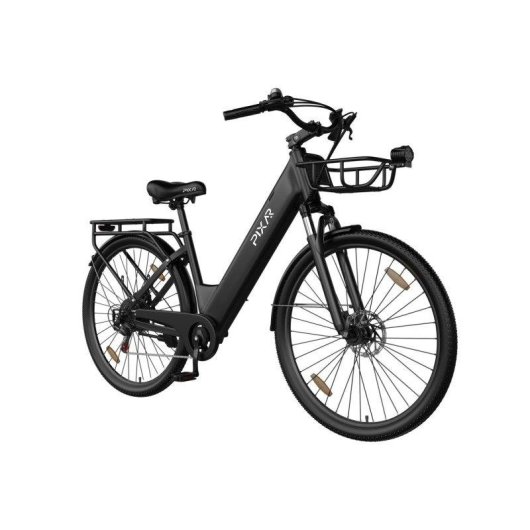 Bicicleta Eléctrica Pixar C1 Pro Motor 250W Batería 36V 18Ah Frenos Hidráulicos Negro