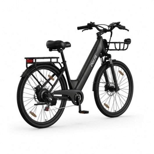 Bicicleta Eléctrica Pixar C1 Pro Motor 250W Batería 36V 18Ah Frenos Hidráulicos Negro