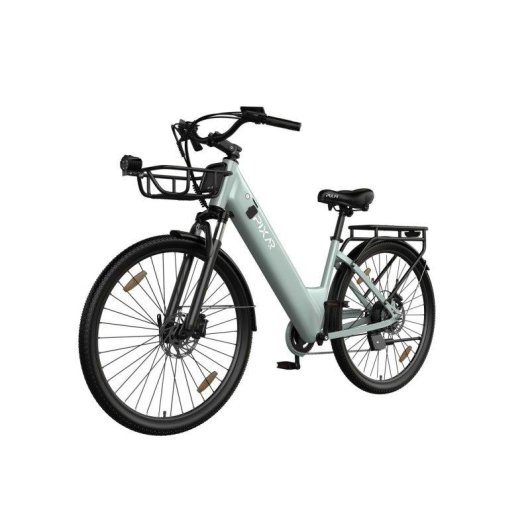 Bicicleta Eléctrica Pixar C1 Pro Motor 250W Batería 36V 18Ah Frenos Hidráulicos Verde