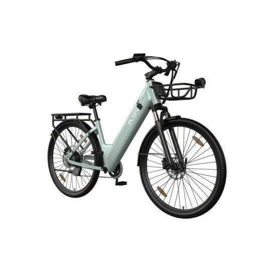 Bicicleta Eléctrica Pixar C1 Pro Motor 250W Batería 36V 18Ah Frenos Hidráulicos Verde