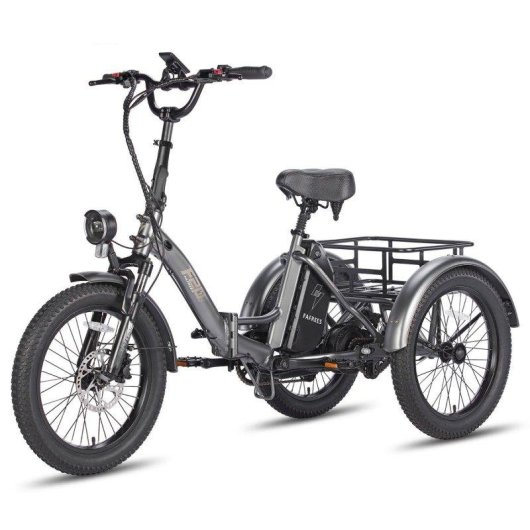 Bicicleta Elétrica Fafrees F20 Mate 250W 48V20ah 20" Freios a Disco Hidráulicos Cinzento Chumbo