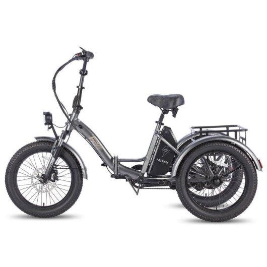 Bicicleta Elétrica Fafrees F20 Mate 250W 48V20ah 20" Freios a Disco Hidráulicos Cinzento Chumbo