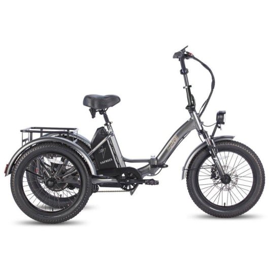 Bicicleta Elétrica Fafrees F20 Mate 250W 48V20ah 20" Freios a Disco Hidráulicos Cinzento Chumbo