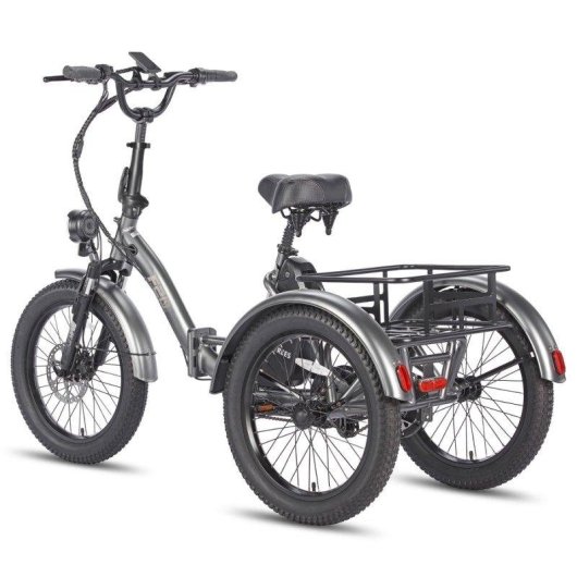Bicicleta Elétrica Fafrees F20 Mate 250W 48V20ah 20" Freios a Disco Hidráulicos Cinzento Chumbo