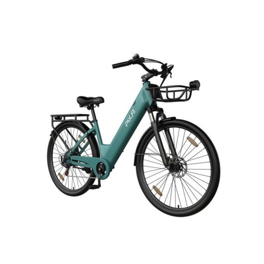 Bicicleta Eléctrica Pixar C1 Pro Motor 250W Batería 36V 18Ah Frenos Hidráulicos Azul