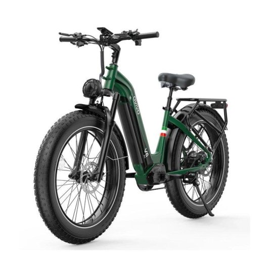 Bicicleta Eléctrica OVIVO V6 Pro 250W 48V20Ah 26" Frenos Hidráulicos Verdenegro