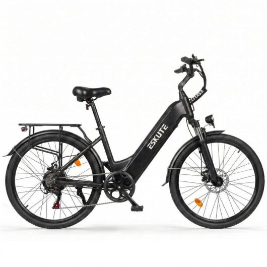 Bicicleta Eléctrica Eskute C202 250W 48V 17.5Ah 26" Negro