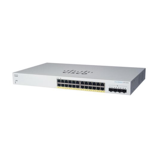 Switch Cisco CBS220-24P-4G Gestito L2 24 Porti Gigabit Ethernet PoE 195W