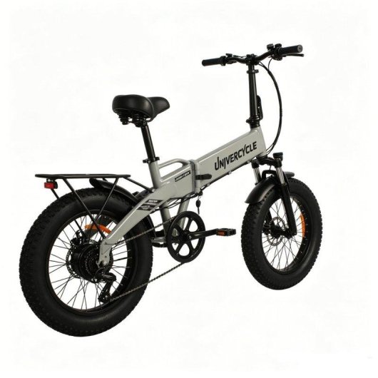 Bicicleta Eléctrica Univercycle B1 20" Motor 350W Batería 48V 13Ah Gris