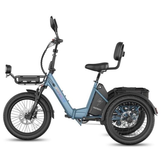 Bicicleta Eléctrica Fafrees F20 Mate II 250W 48V 20" Gris Azulado