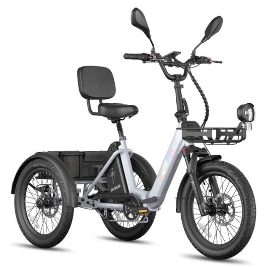 Bicicleta Elétrica Fafrees F20 Mate II 250W 48V25Ah 20 Polegadas Cinzento Prateado