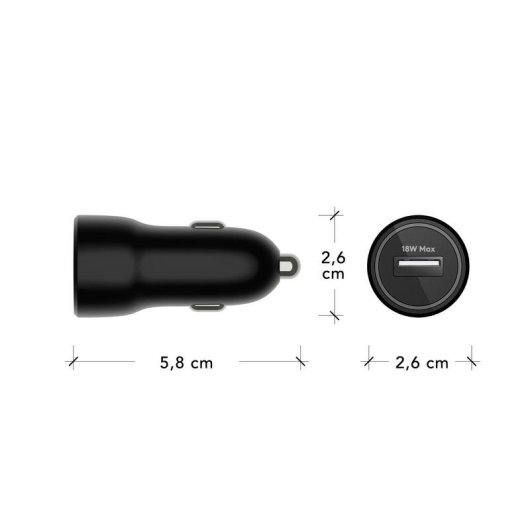 Chargeur Auto DBRAMANTE1928 CC18MOBL7102 USB 2.0 Noir