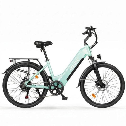 Bicicleta Eléctrica Eskute C202 250W 48V 17.5Ah 26" Verde
