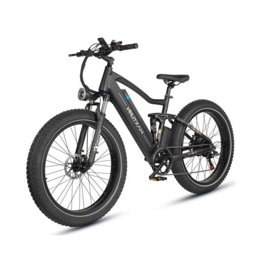 Bicicleta Eléctrica Maxturn Mx1 Motor 500W Batería 48V 13Ah 26" Frenos Hidráulicos Negro