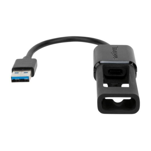 Câble USB Targus ACC110401GLX 0,1 m USB A vers USB C Noir