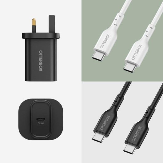 Ladegerät OtterBox 78-81345 30W USB-C Schnellladung Schwarz