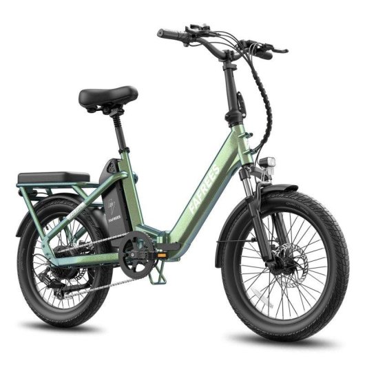Bicicleta Eléctrica Plegable Fafrees F20 Flex 250W 36V 25Ah Verde Morado