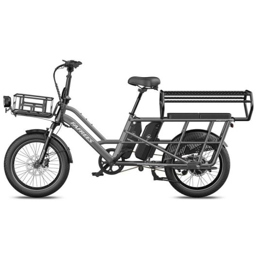 Bicicleta Elétrica Fafrees Ff20 Cuv 250w 48v24ah 20" Freios Hidráulicos Cinzento