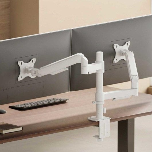 Kimex 015-2754 Soporte Monitor 2 Brazos Mesa 17 a 32" VESA 75x75 a 100x100 Max 9Kg