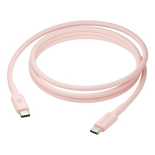 Cable USB-C a USB-C DBRAMANTE1928 1,5 m Rosa Carga Rápida
