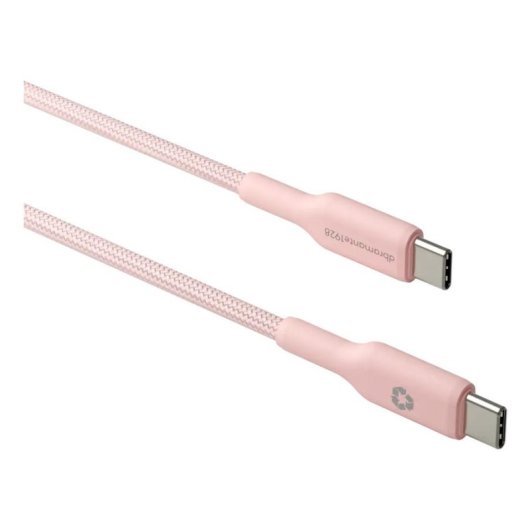 Cable USB-C a USB-C DBRAMANTE1928 1,5 m Rosa Carga Rápida