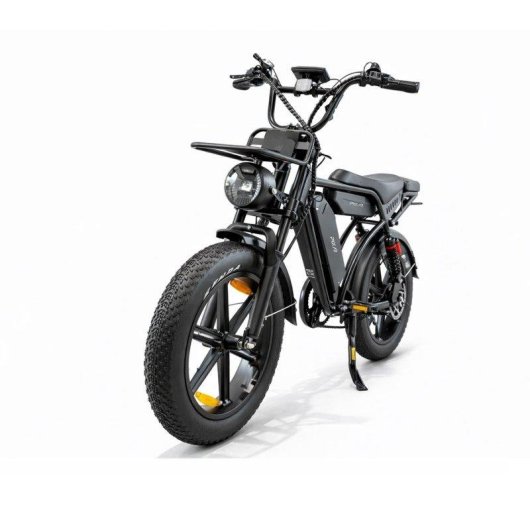 Bicicleta Elétrica Pixar M9 - Motor 250W Bateria 48V 35Ah Freios Hidráulicos Preto