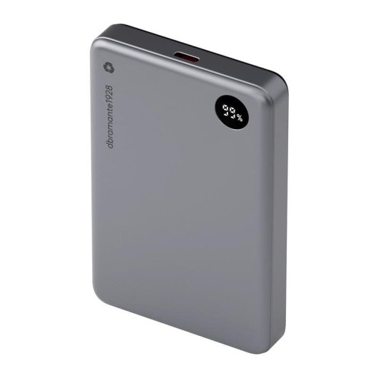 Externe Batterie Dbramante1928 CP10SLBL7178 10000 mAh Kabelloses Laden Grau