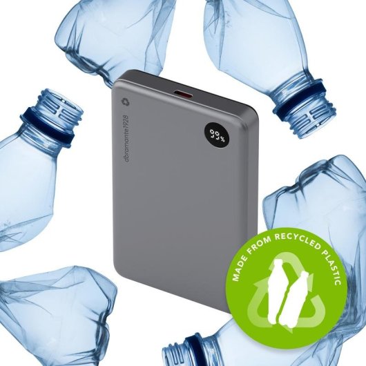 Externe Batterie Dbramante1928 CP10SLBL7178 10000 mAh Kabelloses Laden Grau