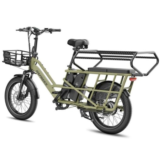 Bicicleta Elétrica Fafrees Ff20 Cuv 250W 48V30Ah 20" Travões de disco hidráulicos Verde
