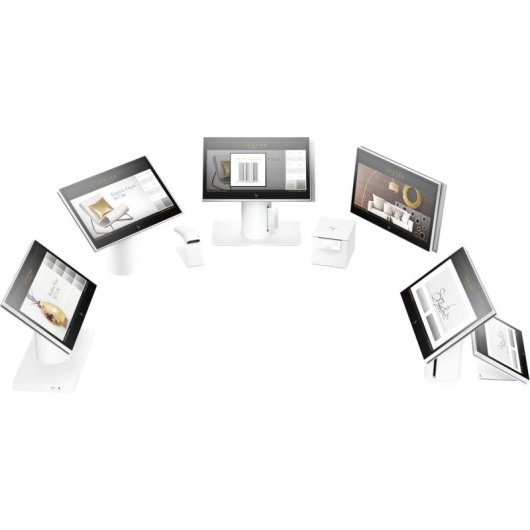 Monitor POS HP ElitePOS 10,1" 500 cd/m² Negro USB 2.0