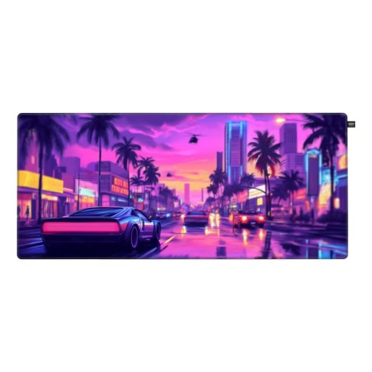 Alfombrilla para ratón CHERRY XTRFY GP5 Miami Multicolor XL Caucho Tela bordes rematados
