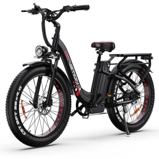 Vélo électrique Drvetion Ctr26 1000W Batterie 48V20AH 26 Pouces Freins Hydrauliques Noir
