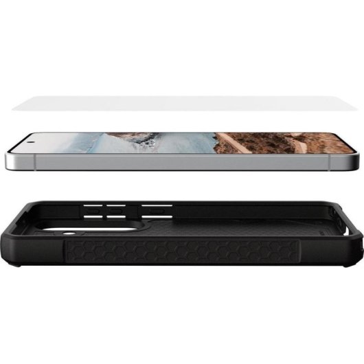Protector de pantalla UAG para Samsung Galaxy S26, vidrio templado translúcido