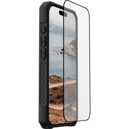 Protector de pantalla UAG para Samsung Galaxy S26, vidrio templado translúcido