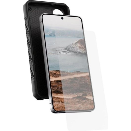 Protector de pantalla UAG para Samsung Galaxy S26, vidrio templado translúcido