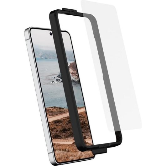 Protector de pantalla UAG para Samsung Galaxy S26, vidrio templado translúcido