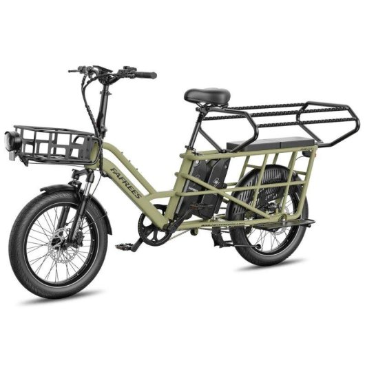 Bicicleta Elétrica Fafrees Ff20 Cuv 250w 48v24ah 20" Freios Hidráulicos Verde