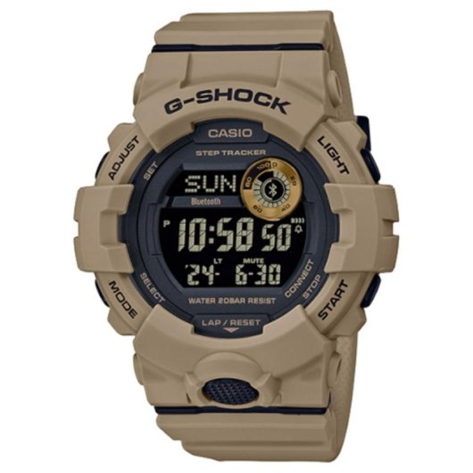 Casio G-Shock GBD-800UC-5ER Bluetooth 49mm Beige Correa Única Resistente al agua