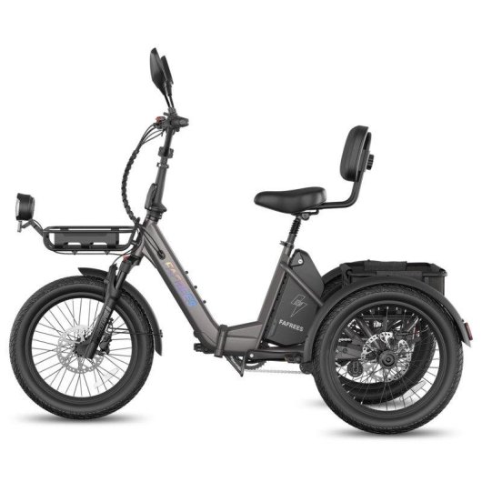 Bicicleta Elétrica Fafrees F20 Mate II 250W 48V25Ah 20 Polegadas Freios a Disco Hidráulicos Preto Intenso