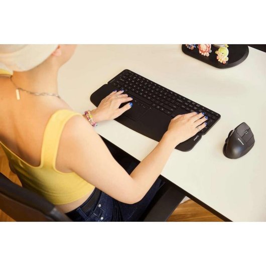 Teclado Contour Design Balance inalámbrico completo con Bluetooth AZERTY francés