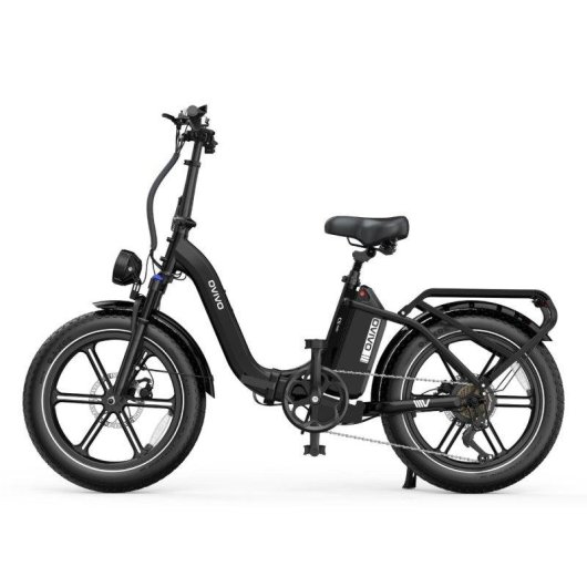 Bicicleta Elétrica Ovivo C2 Pro - Motor 250W Bateria 48V18ah 20 polegadas Freios Hidráulicos Preto