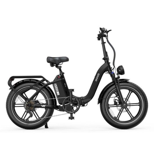Bicicleta Elétrica Ovivo C2 Pro - Motor 250W Bateria 48V18ah 20 polegadas Freios Hidráulicos Preto