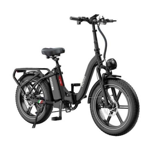 Bicicleta Elétrica Ovivo C2 Pro - Motor 250W Bateria 48V18ah 20 polegadas Freios Hidráulicos Preto
