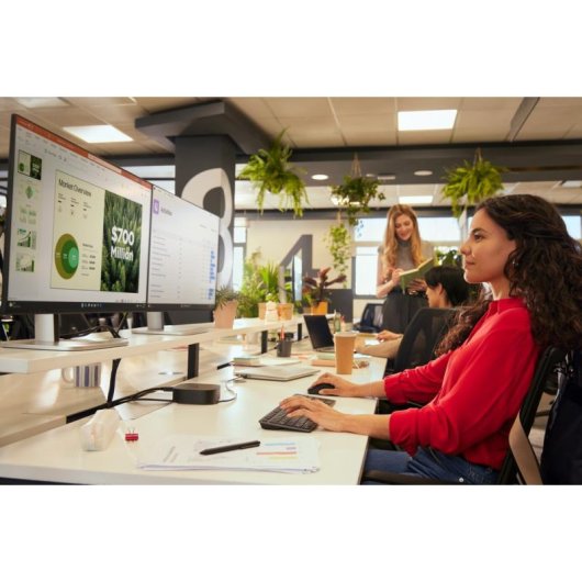 Teclado HP 725 Multi-Device inalámbrico recargable completo negro