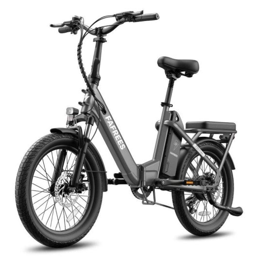 Elektrofahrrad Fafrees F20 Flex - Motor 250 W, Scheibenbremsen Mechanisch - Grau Gewehrschaft